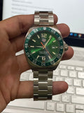 Tag Heuer Formula 1 Limited Edition Green Dial Silver Steel Strap Watch for Men - WAZ1017.BA0842 Authentic Buy Shop Now