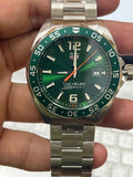 Tag Heuer Formula 1 Limited Edition Green Dial Silver Steel Strap Watch for Men - WAZ1017.BA0842 Authentic Buy Shop Now