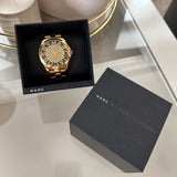 Marc Jacobs Henry Gold Dial Gold Steel Strap Watch for Women - MBM3292 Authentic Buy Shop Now
