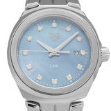 Tag Heuer Link Quartz Diamonds Blue Mother of Pearl Dial Silver Steel Strap Watch for Women - WBC1313.BA0600 Authentic Buy Shop Now