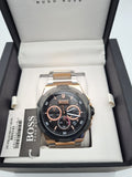 Hugo Boss Supernova Black Dial Two Tone Steel Strap Watch for Men - 1513358 Authentic Buy Shop Now
