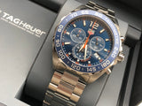 Tag Heuer Formula 1 Chronograph Blue Dial Silver Steel Strap Watch for Men - CAZ1014.BA0842 Authentic Buy Shop Now