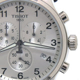 Tissot T Sport Chrono XL Classic Silver Dial Brown Leather Strap Watch For Men - T116.617.16.037.00 Authentic Buy Shop Now