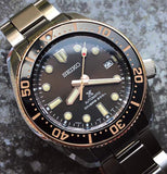 Seiko Prospex Sea Diver Automatic Brown Dial Silver Steel Strap Watch For Men - SPB240J1 Authentic Buy Shop Now