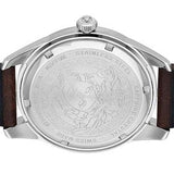 Versace Greca Time Quartz Blue Dial Brown Leather Strap Watch For Men - VE3K00122 Authentic Buy Shop Now