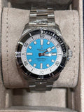 Breitling Superocean Automatic 44mm Turquoise Dial Silver Steel Strap Watch for Men - A17376211L2A1 Authentic Buy Shop Now