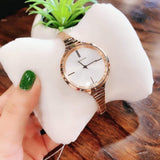 Calvin Klein Lively White Dial Rose Gold Steel Strap Watch for Women - K4U23626 Authentic Buy Shop Now