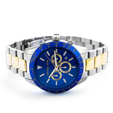 Michael Kors Layton Chronograph Blue Dial Two Tone Steel Strap Watch For Men - MK8825 Authentic Buy Shop Now