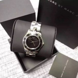 Marc Jacobs Blade Black Dial Silver Steel Strap Watch for Women - MBM3058 Authentic Buy Shop Now