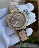Michael Kors Parker Gold Dial Two Tone Steel Strap Watch for Women - MK6326 Authentic Buy Shop Now