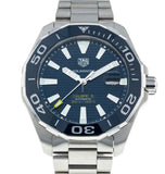 Tag Heuer Aquaracer Calibre 5 Blue Dial Silver Steel Strap Watch for Men - WAY201B.BA0927 Authentic Buy Shop Now