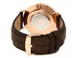 Daniel Wellington Classic Bristol White Dial Brown Leather Strap Watch For Men - DW00100009 Authentic Buy Shop Now