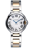 Cartier Ballon Bleu Silver Dial Two Tone Steel Strap Watch for Unisex Watch - W69008Z3 Authentic Buy Shop Now