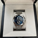 Maurice Lacroix Aikon Chronograph Blue Dial Silver Steel Strap Watch for Men - AI1018-SS002-430-1 Authentic Buy Shop Now