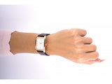 Calvin Klein Window White Dial Brown Leather Strap Watch for Women - K2M23620 Authentic Buy Shop Now