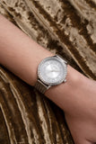 Guess Soiree Diamonds Silver Dial Silver Mesh Bracelet Watch for Women - GW0402L1 Authentic Buy Shop Now