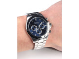 Hugo Boss Ikon Blue Dial Silver Steel Strap Watch for Men - 1512963 Authentic Buy Shop Now