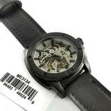 Fossil Modern Machine Automatic Skeleton Grey Dial Black Steel Strap Watch for Men - ME3134 Authentic Buy Shop Now