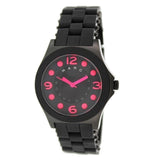 Marc Jacobs Pelly Black Dial Black Silicone Strap Watch for Women - MBM2530 Authentic Buy Shop Now