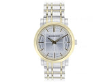 Burberry Heritage White Dial Two Tone Stainless Steel Strap Watch for Men - BU1358 Authentic Buy Shop Now