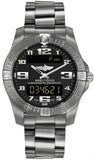 Breitling Aerospace Evo Black Dial Silver Steel Strap Watch for Men - E79363101B1E1 Authentic Buy Shop Now