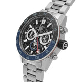 Tag Heuer Carrera Chronograph Blue Dial Silver Steel Strap Watch for Men - CBG2A1Z.BA0658 Authentic Buy Shop Now