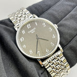 Tissot T Classic Everytime Quartz Black Dial Silver Steel Strap Watch for Men - T109.410.11.072.00 Authentic Buy Shop Now