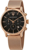 Maserati Epoca Black Dial Gold Mesh Bracelet Watch For Men - R8873618005 Authentic Buy Shop Now