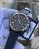 Tommy Hilfiger Mason Black Dial Black Rubber Strap Watch for Men - 1791792 Authentic Buy Shop Now