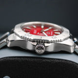 Tag Heuer Aquaracer Professional 200 Automatic Red Dial Silver Steel Strap Watch for Men - WBP2114.BA0627 Authentic Buy Shop Now