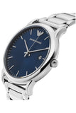 Emporio Armani Luigi Blue Dial Silver Steel Strap Watch For Men - AR11089 Authentic Buy Shop Now