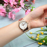 Tissot T Classic Tradition Lady White Dial Rose Gold Steel Strap Watch for Women - T063.210.33.037.00 Authentic Buy Shop Now