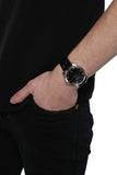 Gucci G Timeless Automatic Black Dial Black Leather Strap Watch For Women - YA126469 Authentic Buy Shop Now
