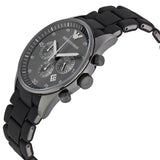 Emporio Armani Sportivo Chronograph Black Dial Black Stainless Steel Watch For Men - AR5889 Authentic Buy Shop Now