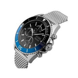 Hugo Boss Ocean Edition Black Dial Silver Mesh Strap Watch for Men - 1513742 Authentic Buy Shop Now