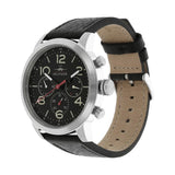 Tommy Hilfiger Jake Chronograph Black Dial Black Leather Strap Watch for Men - 1791232 Authentic Buy Shop Now