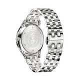 Versace Univers Analog Black Dial Silver Steel Strap Watch for Men - VEBK00418 Authentic Buy Shop Now