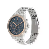 Tommy Hilfiger Ari Diamonds Blue Dial Silver Steel Strap Watch for Women - 1781976 Authentic Buy Shop Now