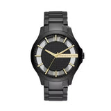 Armani Exchange Hampton Chronograph Black Dial Black Steel Strap Watch For Men - AX2192 Authentic Buy Shop Now