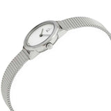 Calvin Klein Minimal White Dial Silver Mesh Bracelet Watch for Women - K3M2312Y Authentic Buy Shop Now