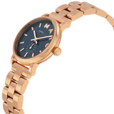 Marc Jacobs Baker Navy Blue Dial Rose Gold Steel Strap Watch for Women - MBM3332 Authentic Buy Shop Now