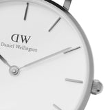 Daniel Wellington Classic Bristol White Dial Brown Leather Strap Watch For Women - DW00100056 Authentic Buy Shop Now