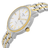 Tissot T Classic Automatics III White Dial Two Tone Steel Strap Watch For Men - T065.430.22.031.00 Authentic Buy Shop Now
