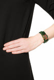 Gucci G Timeless Red Green Dial Green Leather Strap Watch For Women - YA126545 Authentic Buy Shop Now