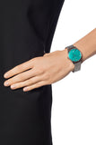 Gucci G-Timeless Turquiose Mother of Pearl Dial Silver Mesh Bracelet Watch For Women - YA1264039 Authentic Buy Shop Now