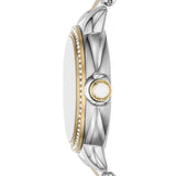 Emporio Armani Mia Quartz Mother of Pearl Dial Two Tone Steel Strap Watch For Women - AR11524 Authentic Buy Shop Now