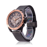 Michael Kors Brecken Chronograph Grey Dial Silver Mesh Strap Watch For Men - MK8868 Authentic Buy Shop Now