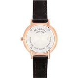 Movado Ultra Slim White Dial Brown Leather Strap Watch For Women - 0607096 Authentic Buy Shop Now