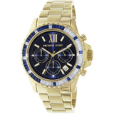 Michael Kors Everest Chronograph Blue Dial Gold Steel Strap Watch for Women - MK5754 Authentic Buy Shop Now