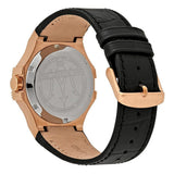 Maserati Potenza Automatic Rose Gold Dial Black Leather Strap Watch For Men - R8821108002 Authentic Buy Shop Now